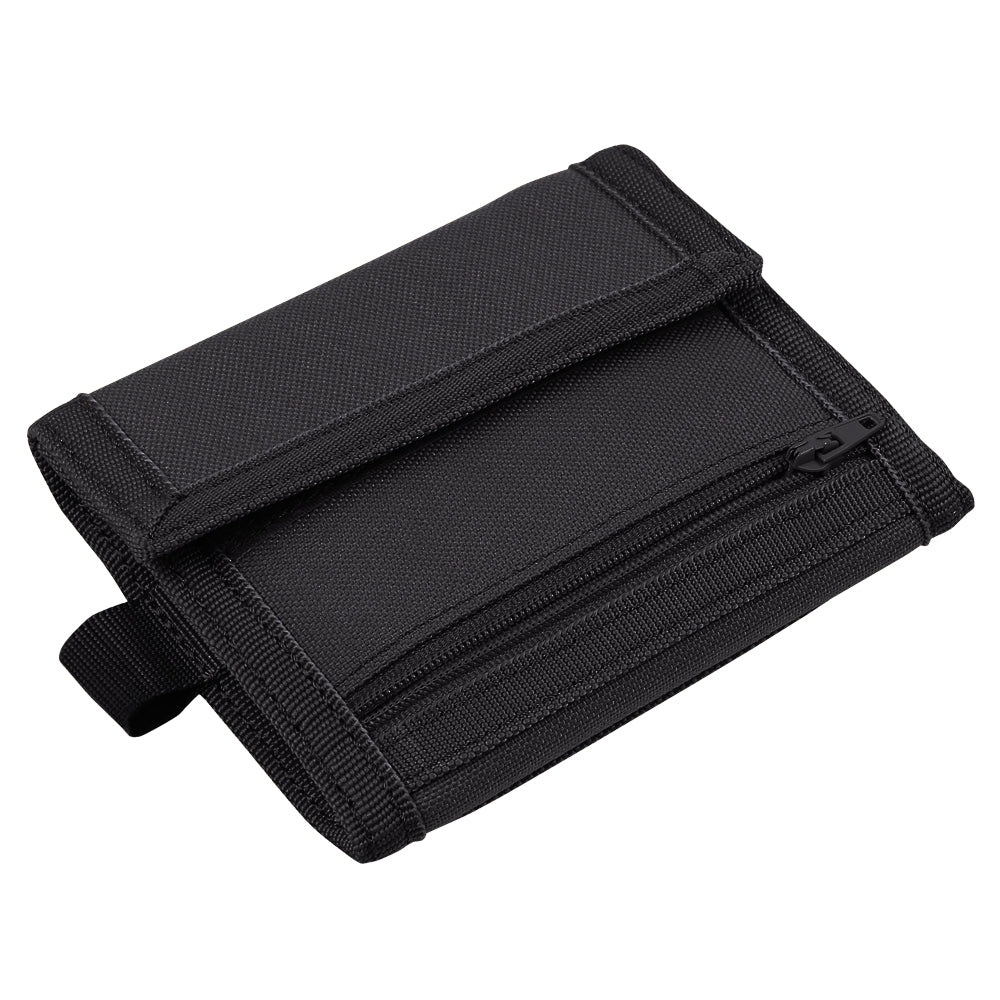 Vault Tri Fold Wallet in Black