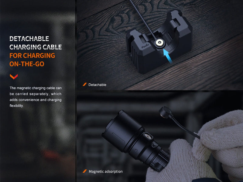 Fenix Detachable LED Flashlight Charger for Charging on the go