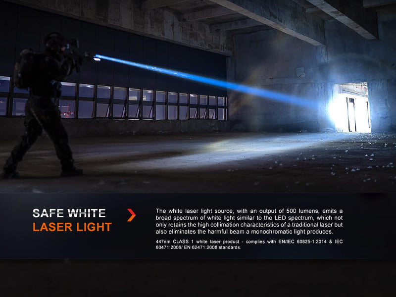 HT30R White Laser LED Flashlight