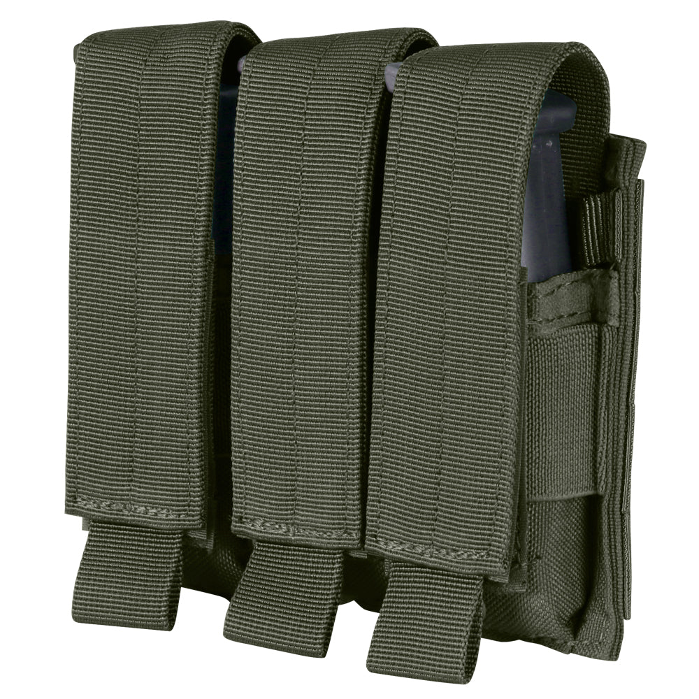 Condor Triple Pistol Mag Pouch in Ranger Green