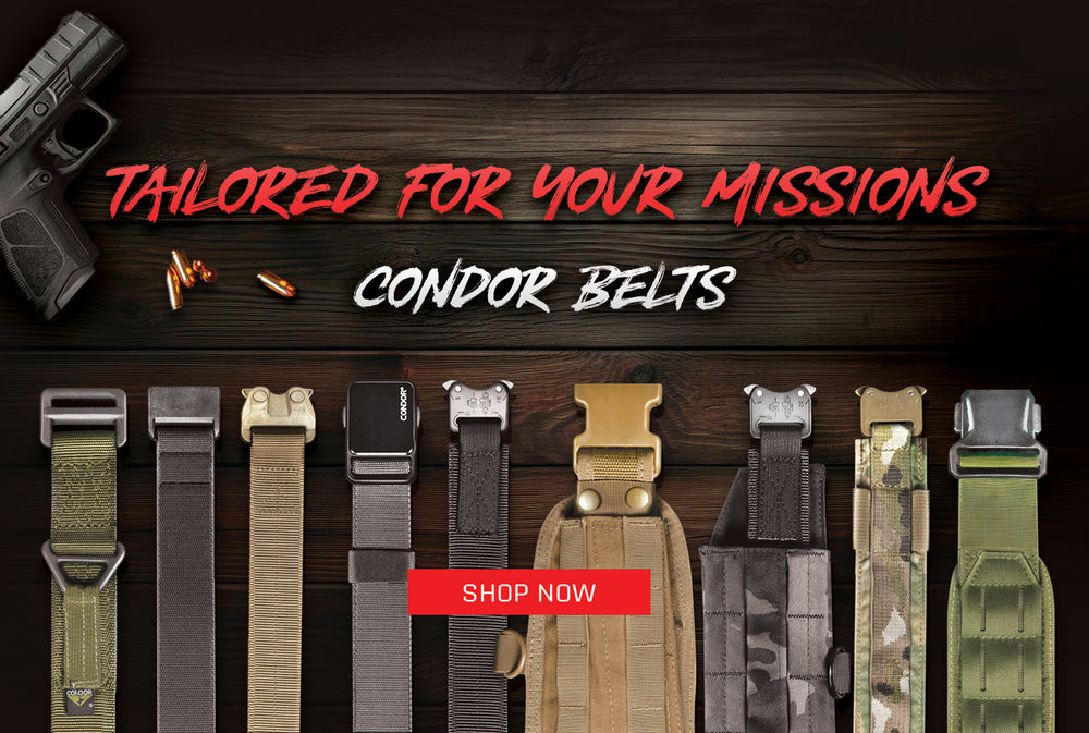 Tailored For Your Missions Condor Belts