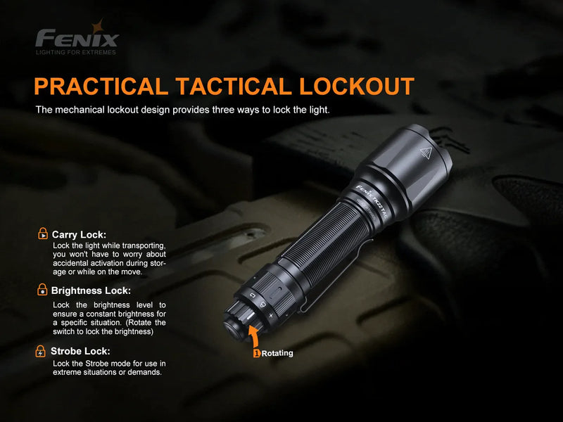 Fenix TK22TAC LED Flashlight Practical with a Tactical Lockout Tool