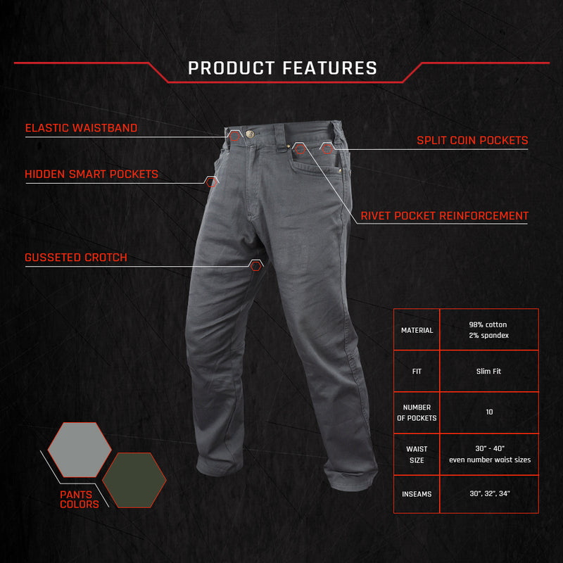Mars Gear Vulcan EDC Pants - Product Features