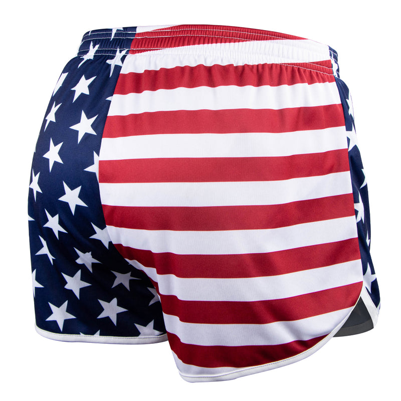 Running Shorts in RWB 