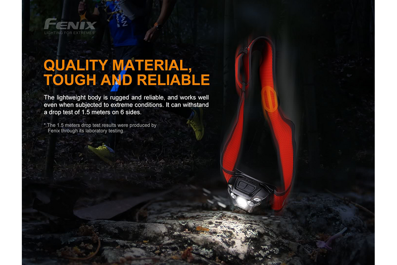 Fenix LED Headlamp with Quality Material Tough and Reliable 