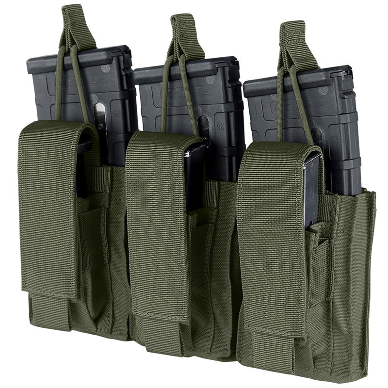 Condor Triple Kangaroo M4 Mag Pouch Gen 2 in Ranger Green