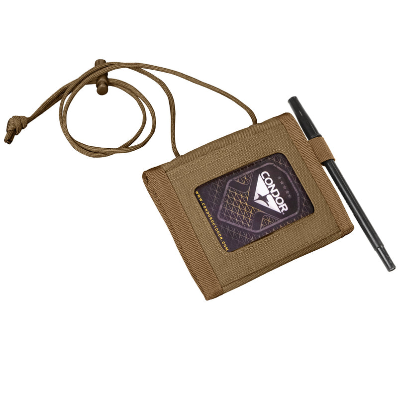 Vault Tri Fold Wallet in Coyote Brown