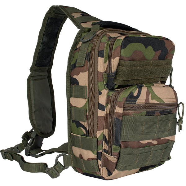 Stinger Sling Pack in Woodland Camo