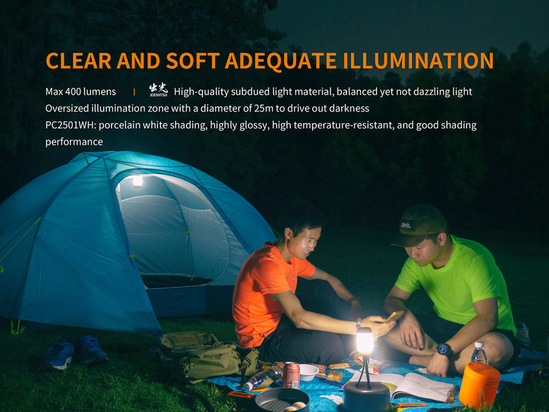 Fenix CL26R Camping Lantern with Adequate Illumination