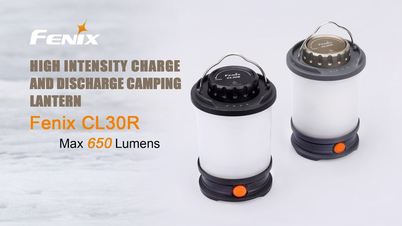 Fenix CL30R High Intensity Charge and Discharge Camping Lantern with 650 Max Lumens 