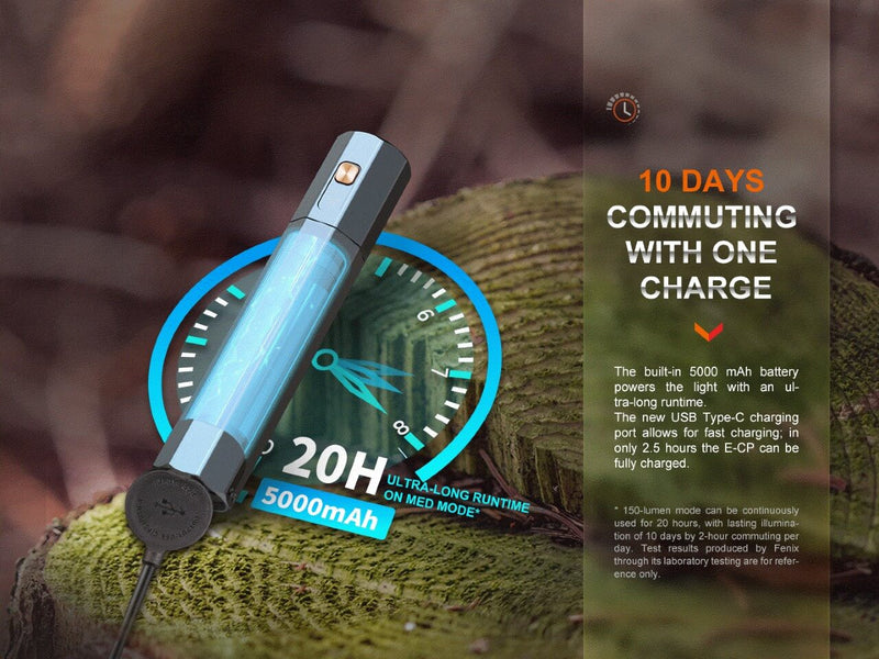 Fenix E CP 10 Days Commuting with One Charge 
