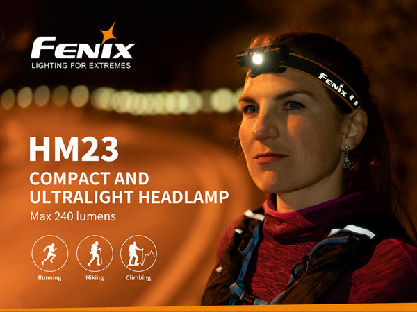 Fenix HM23 Compact and Ultralight Headlamp LED Headlamp 