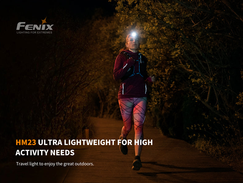 Fenix HM23 LED Headlamp Ultra lightweight for High Activity Needs 