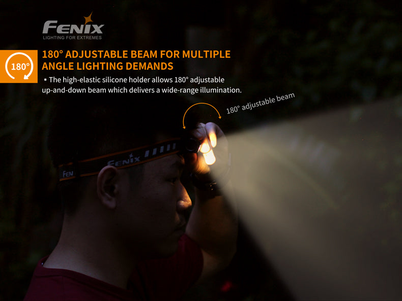 Fenix HM23 Adjustable Beam for Multiple Angles LED Headlamp