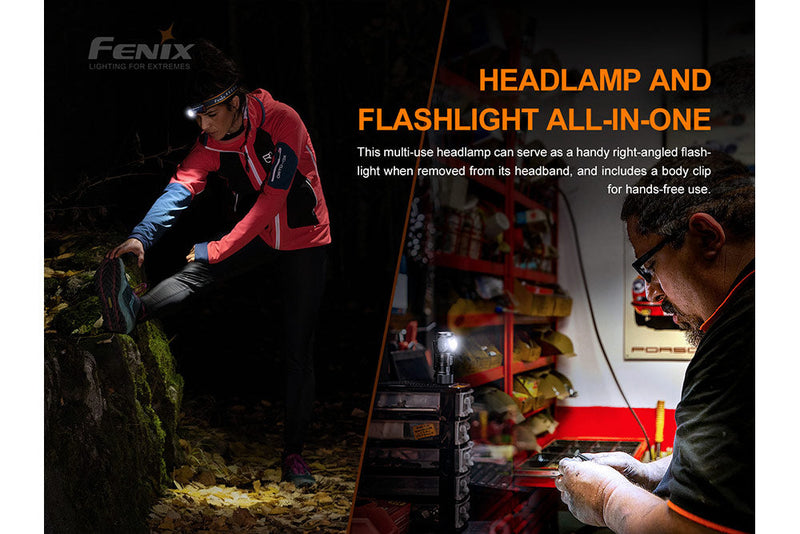 Fenix HM70R Headlamp and Flashlight All in One LED Headlamp