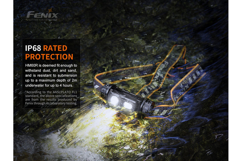 Fenix HM60R IP68 Rated Protection LED Headlamp