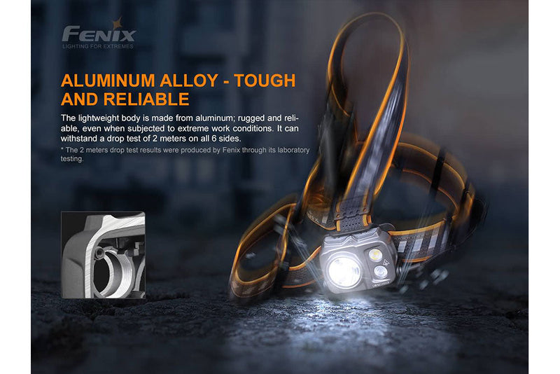 Fenix HP25R Tough Aluminum Body LED Headlamp