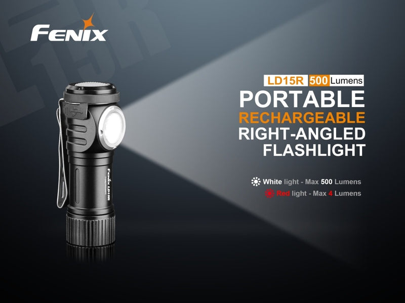 Fenix LD15R LED Portable Rechargeable LED Flashlight