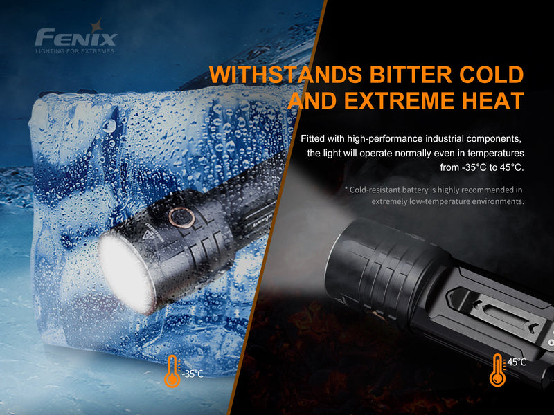 Fenix LR35R Withstand Bitter Cold and Extreme Heat LED Flashlight