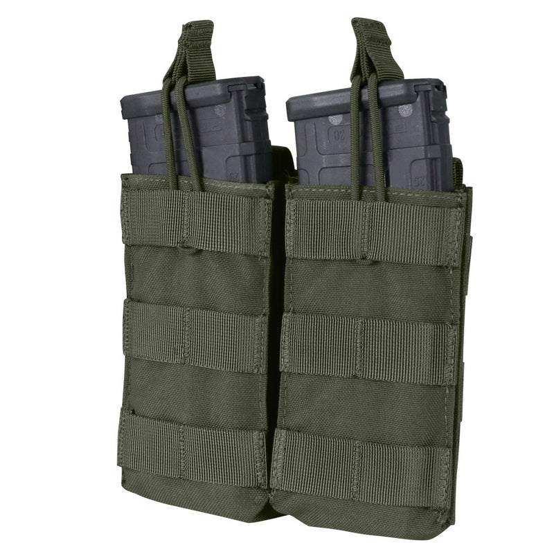 Condor Double Open-Top M4 Mag Pouch in Ranger Green