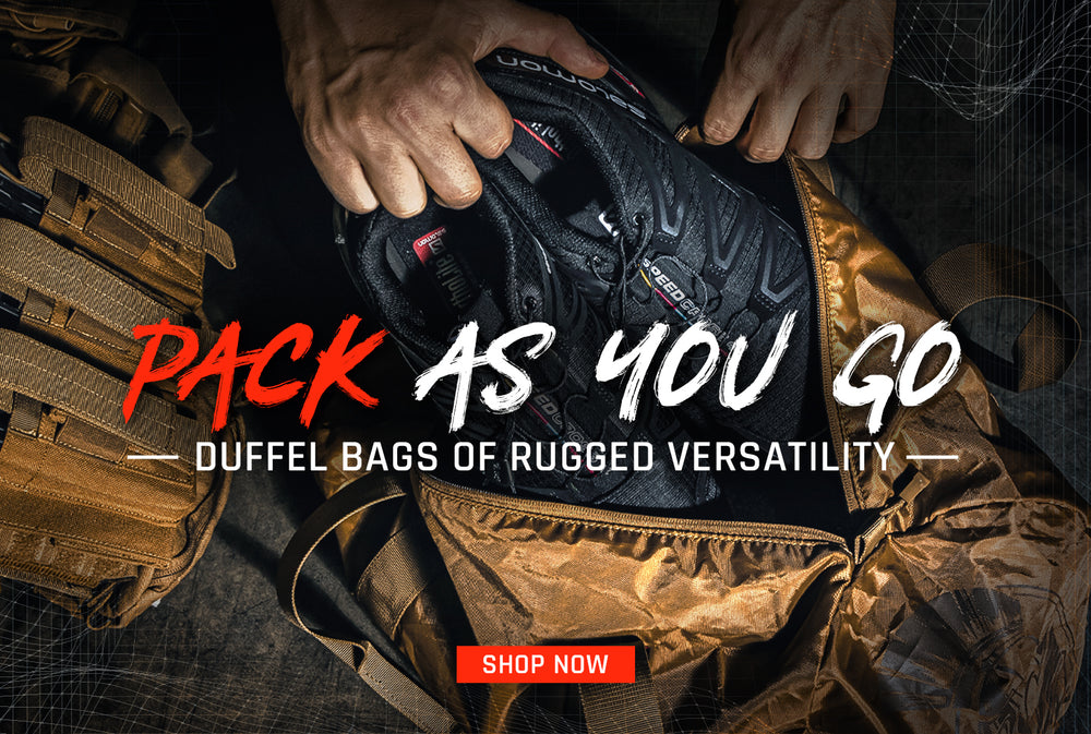 Pack as you go, Duffel Bags of rugged versatility