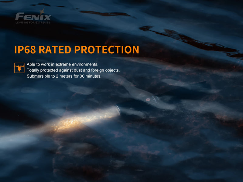 Fenix TK30 LED Flashlight IP68 Rated Protection that Can Handle Extreme Environments 