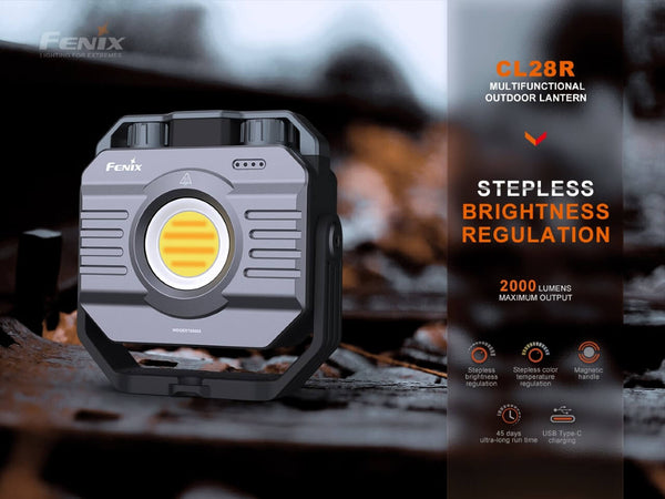 Femix CL28R Stepless Brightness Regulation in a Multifunctional Camping Lantern 
