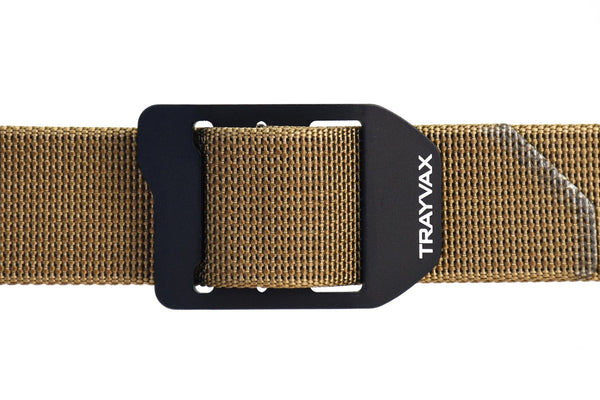 Trayvax Enterprises Belt in Tan Black
