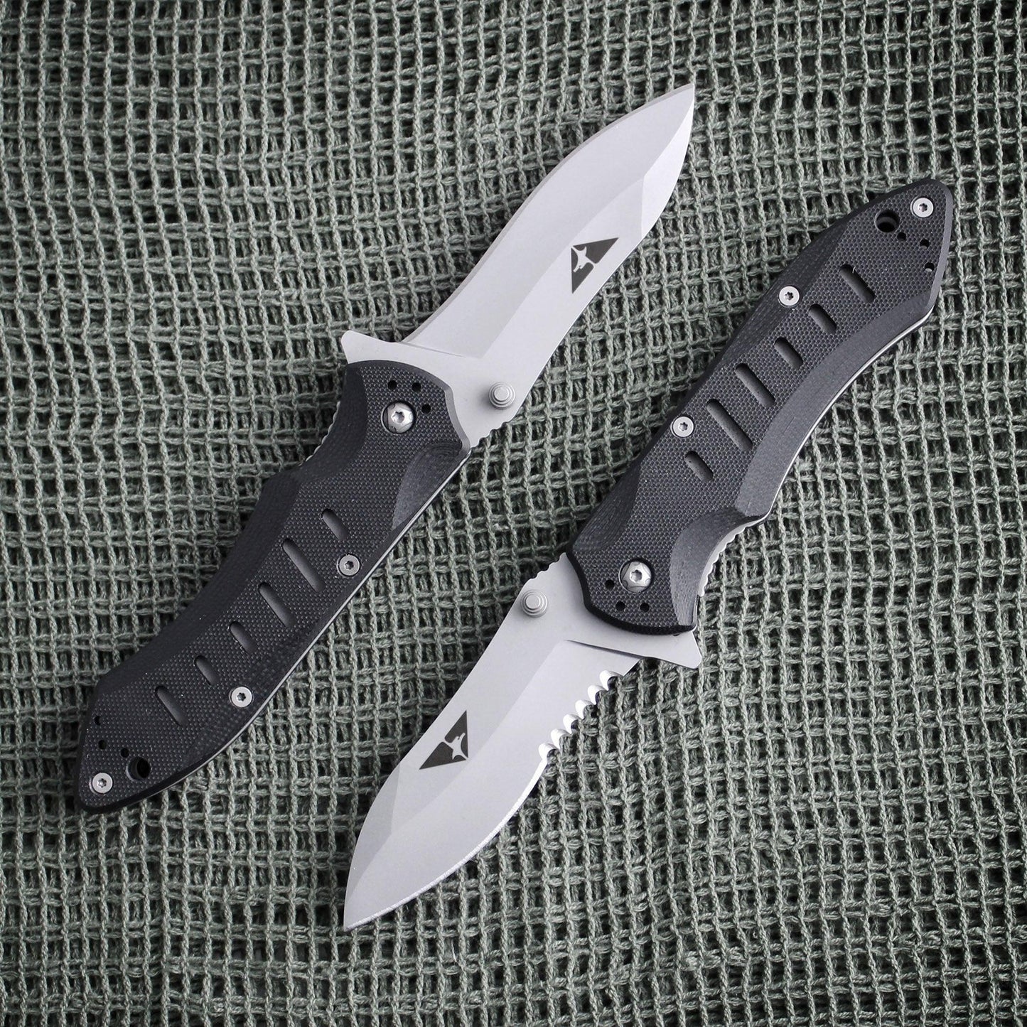 Barracuda Folding Knife - Plain Edge - Mars Gear