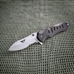 Barracuda Folding Knife - Serrated Edge - Mars Gear