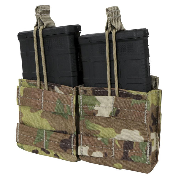 Condor Double Open Top M14 Mag Pouch - Scorpion OCP - Mars Gear