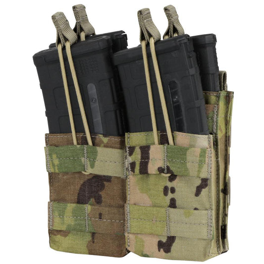 Condor Double Stacker M4 Open-Top Mag Pouch - Scorpion OCP - Mars Gear