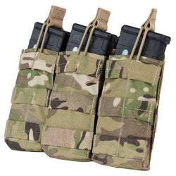 Condor Triple Open Top M4 Mag Pouch in MultiCam | Mars Gear