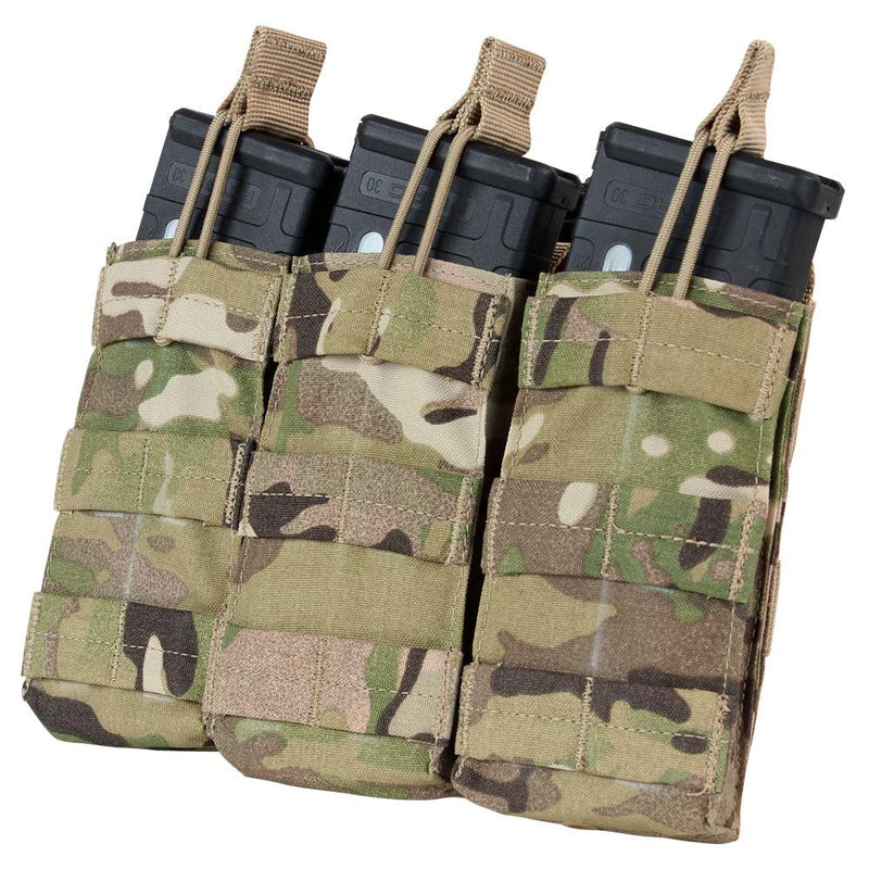 Condor Triple Open Top M4 Mag Pouch in MultiCam | Mars Gear