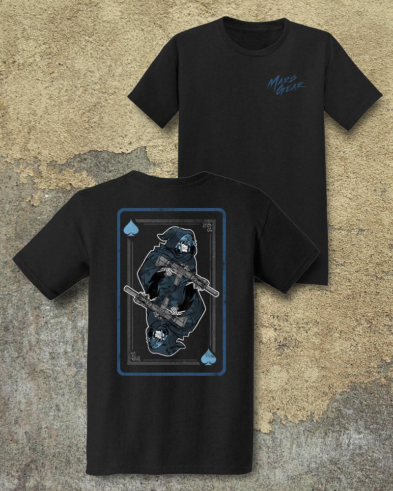 Mars Gear Death Card Graphic T-Shirt - Mars Gear