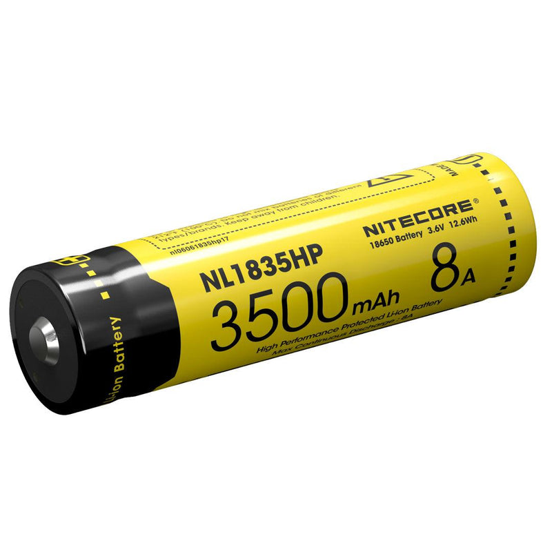 Nitecore 1835HP 3500mAH Li-ion 18650 Rechargeable Battery - Mars Gear