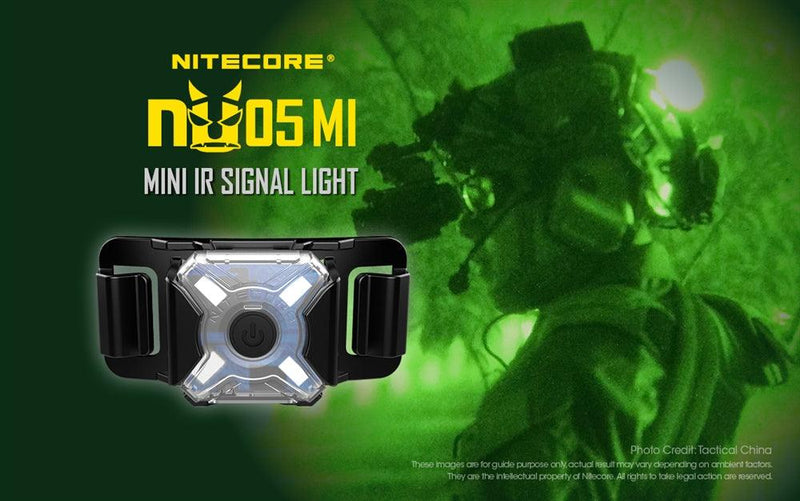 Nitecore NU05MI Green/IR USB LED Light - Mars Gear